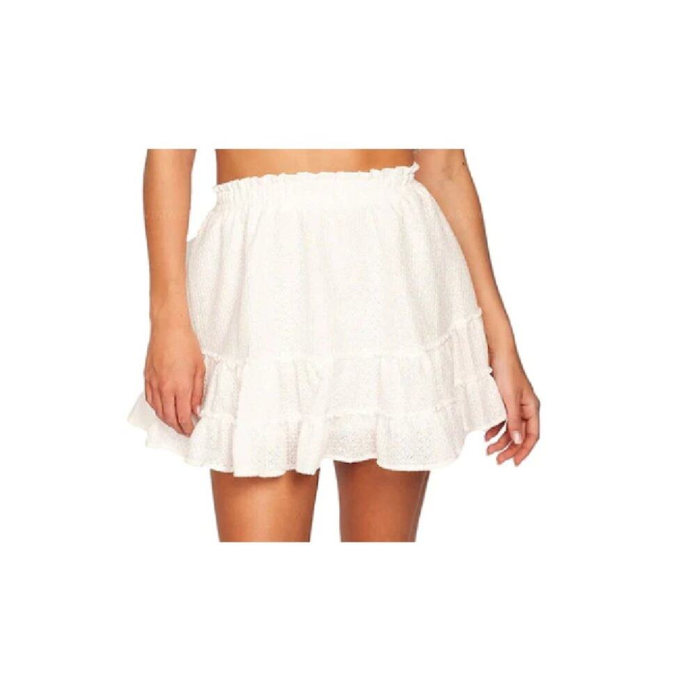PEIXOTO QUINN CROP-AURORA MINI SKIRT size S